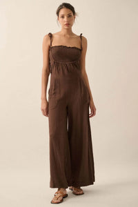Cool Off Cotton Overall Jumpsuit and Tube Top Set - ShopPromesa