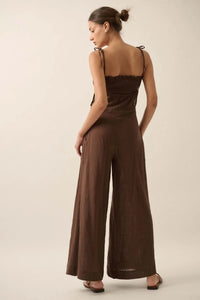 Cool Off Cotton Overall Jumpsuit and Tube Top Set - ShopPromesa