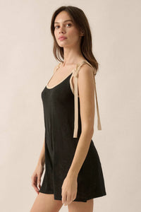 Lazy Daisy Floral Jacquard-Knit Cami Romper - ShopPromesa