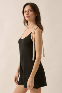 Lazy Daisy Floral Jacquard-Knit Cami Romper - ShopPromesa