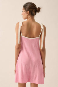 Lazy Daisy Floral Jacquard-Knit Cami Romper - ShopPromesa