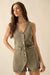 Glory Days Sleeveless Denim Vest Romper