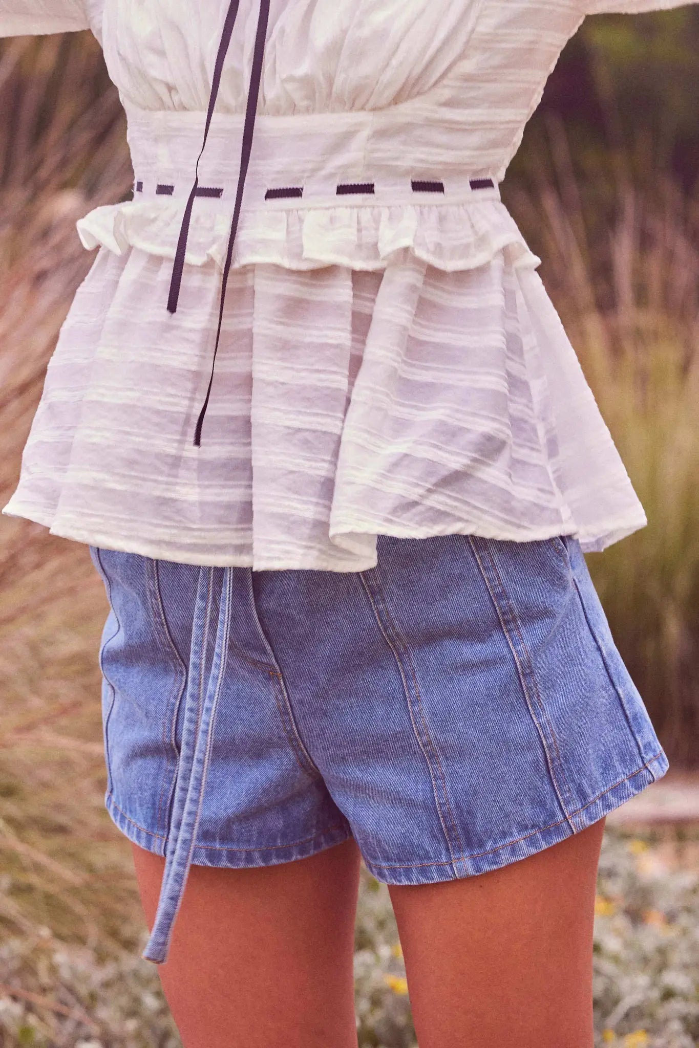 New Jd Drawstring Brand New Day Denim Drawstring Shorts