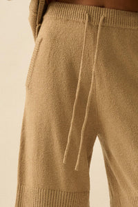 Promise the Label Textured Knit Sweater Shorts - ShopPromesa