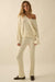Promise the Label Textured Rib-Knit Sweater Pants - ShopPromesa