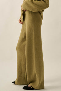 Feeling Great Textured Knit Wide-Leg Sweater Pants - ShopPromesa