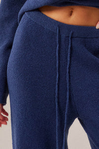 Feeling Great Textured Knit Wide-Leg Sweater Pants - ShopPromesa
