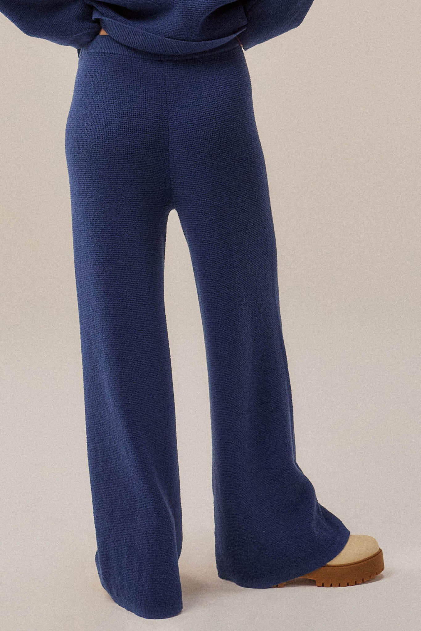 Feeling Great Textured Knit Wide-Leg Sweater Pants - ShopPromesa