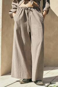 Set It Straight Double Pinstripe Wide-Leg Pants - ShopPromesa