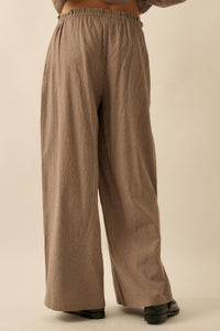 Set It Straight Double Pinstripe Wide-Leg Pants - ShopPromesa