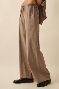 Set It Straight Double Pinstripe Wide-Leg Pants - ShopPromesa