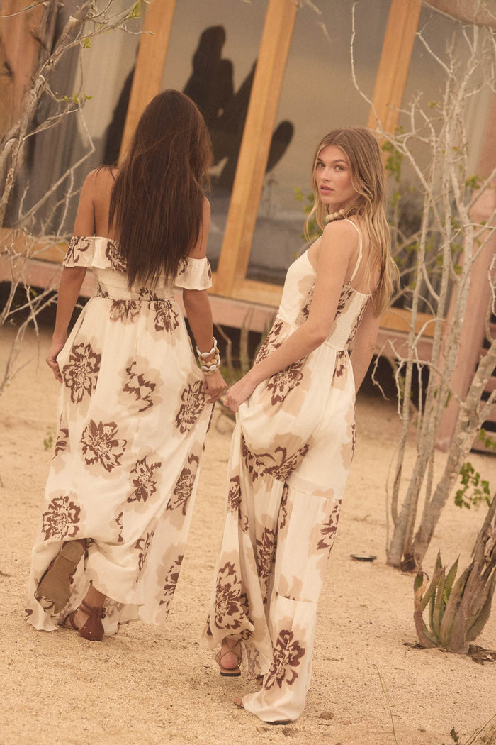 Bloom Me Away Floral Wide-Leg Tiered Jumpsuit - ShopPromesa