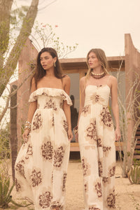 Bloom Me Away Floral Wide-Leg Tiered Jumpsuit - ShopPromesa