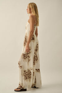 Bloom Me Away Floral Wide-Leg Tiered Jumpsuit - ShopPromesa