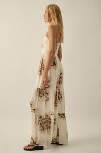 Bloom Me Away Floral Wide-Leg Tiered Jumpsuit - ShopPromesa