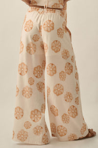 Delightful Days Floral Wide-Leg Drawstring Pants - ShopPromesa