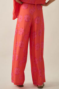 Delightful Days Floral Wide-Leg Drawstring Pants - ShopPromesa