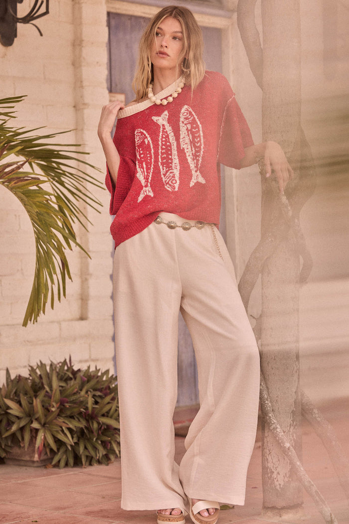 Sidewalk Talk Wide-Leg Drawstring Pocket Pants - ShopPromesa