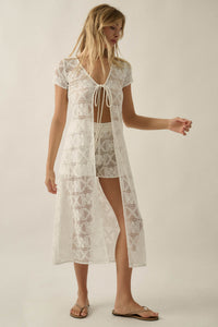 Untamed Spirit Crochet Lace Drawstring Shorts - ShopPromesa