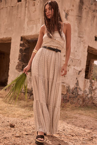 Wild Adventure Geo-Print Tiered Wide-Leg Jumpsuit - ShopPromesa