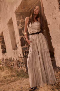 Wild Adventure Geo-Print Tiered Wide-Leg Jumpsuit - ShopPromesa