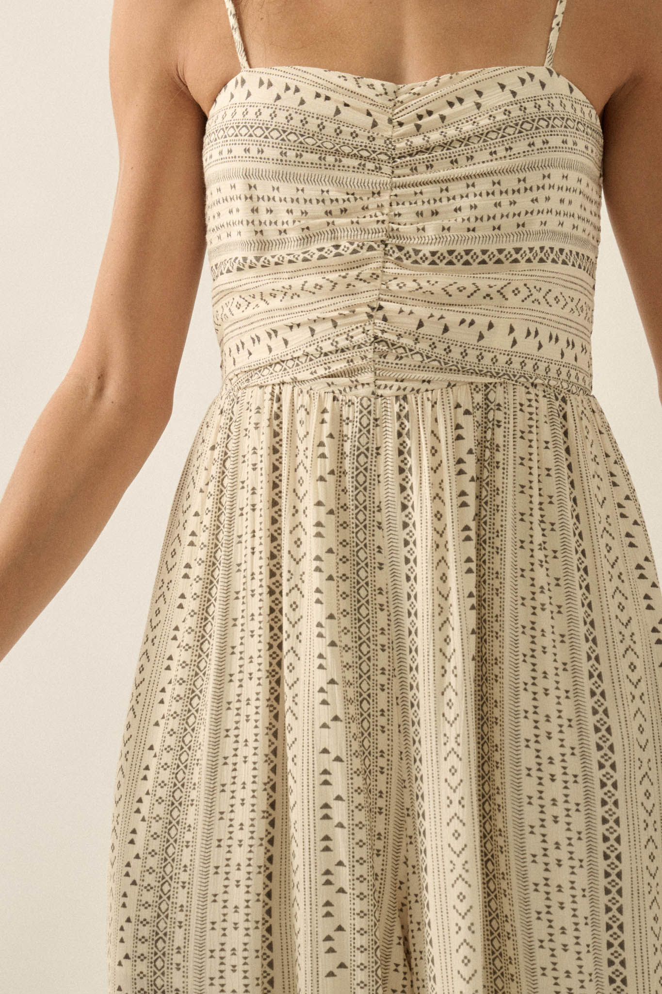 Wild Adventure Geo-Print Tiered Wide-Leg Jumpsuit - ShopPromesa