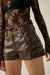 Ride or Die Vegan Leather Pocket Strap Shorts - ShopPromesa