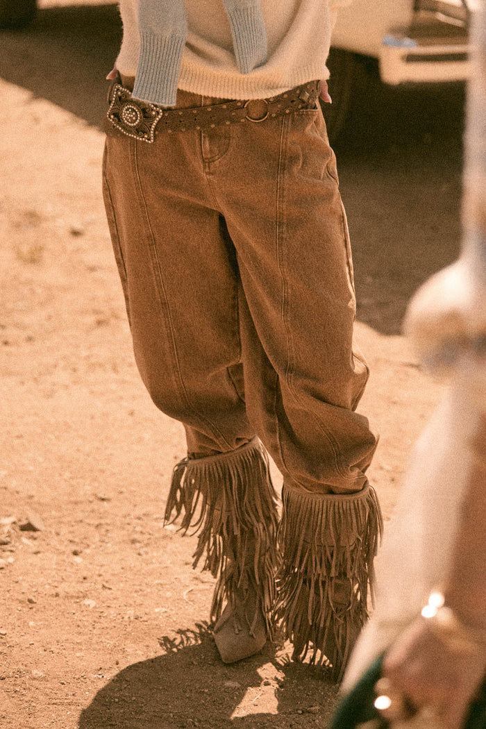 Great Strides Vintage-Wash Low-Rise Barrel Jeans - ShopPromesa