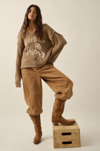 Great Strides Vintage-Wash Low-Rise Barrel Jeans - ShopPromesa