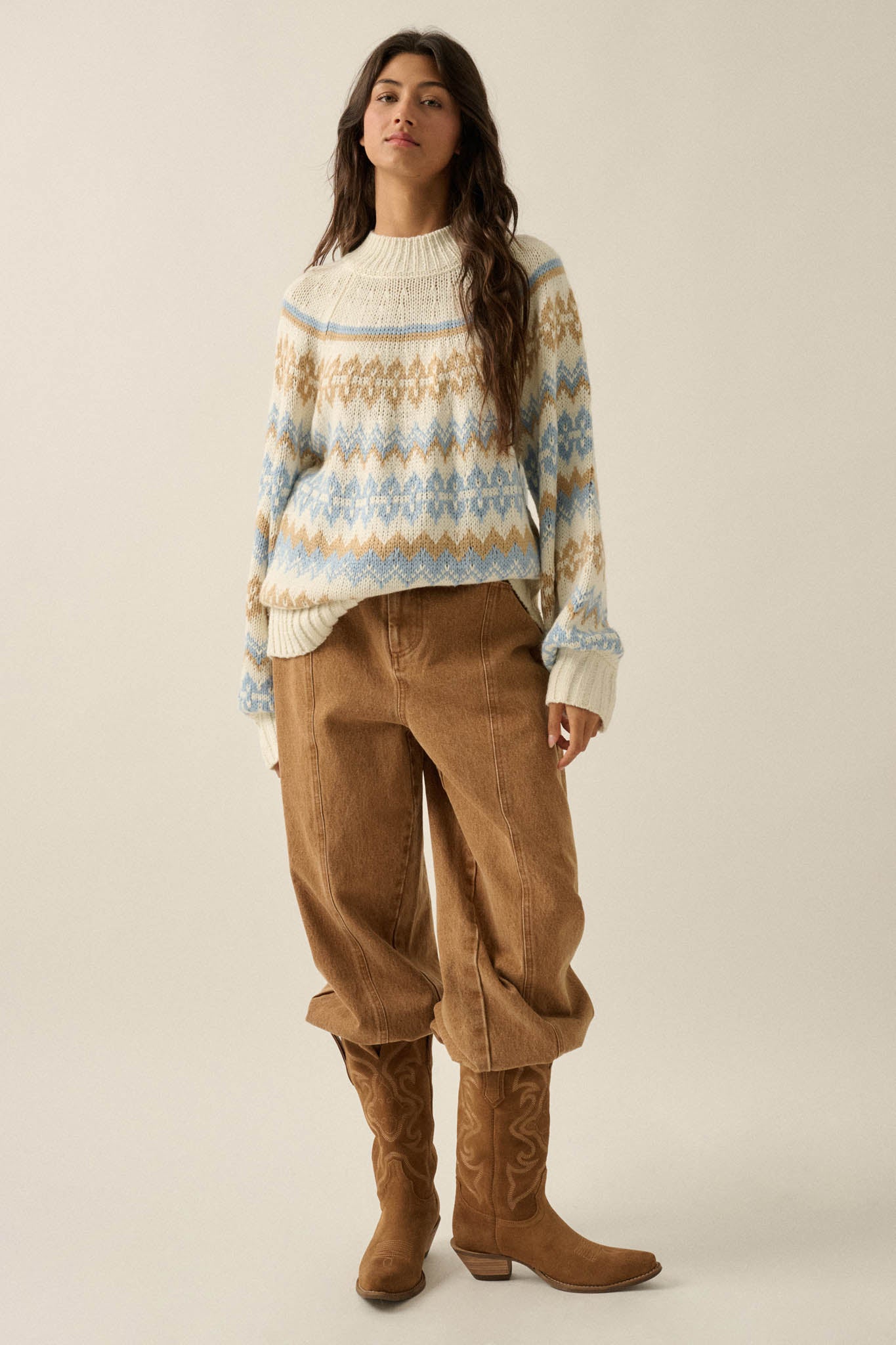 Great Strides Vintage-Wash Low-Rise Barrel Jeans - ShopPromesa