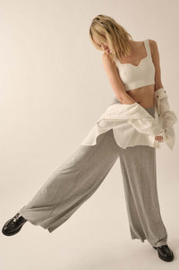 Essential Trends Modal Jersey Wide-Leg Pants - ShopPromesa