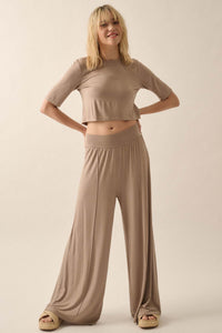 Essential Trends Modal Jersey Wide-Leg Pants - ShopPromesa