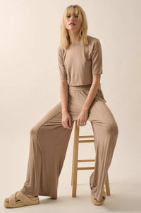 Essential Trends Modal Jersey Wide-Leg Pants - ShopPromesa