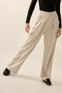 Walk the Talk Wide-Leg Twill Cargo Pants - ShopPromesa