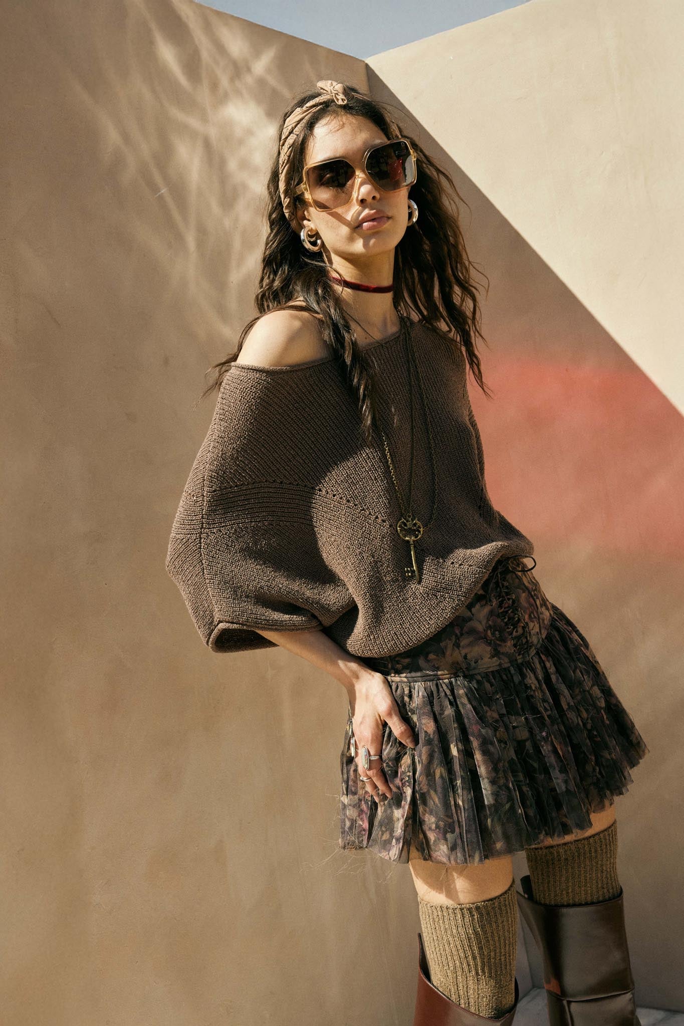 Blossoming Bliss Floral Drop-Waist Mini Skort Blossoming Bliss Floral Drop-Waist Mini Skort