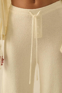 Promise the Label Textured Split-Hem Sweater Pants - ShopPromesa