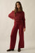 Promise the Label Textured Split-Hem Sweater Pants