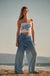 Fade Out Ombre Crochet Open-Knit Drawstring Pants - ShopPromesa