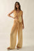 Fade Out Ombre Crochet Open-Knit Drawstring Pants - ShopPromesa