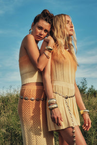 Not Fade Away Ombre Ribbed Knit Sleeveless Romper - ShopPromesa