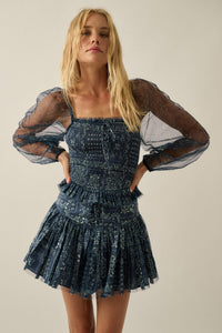 Blooming Bandana Floral Drop-Waist Mini Skort - ShopPromesa