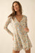Budding Love Floral Mesh V-Neck Long-Sleeve Romper - ShopPromesa