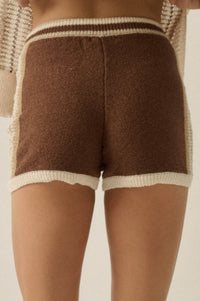 High Tide Stripe-Detail Knit Sweater Shorts - ShopPromesa