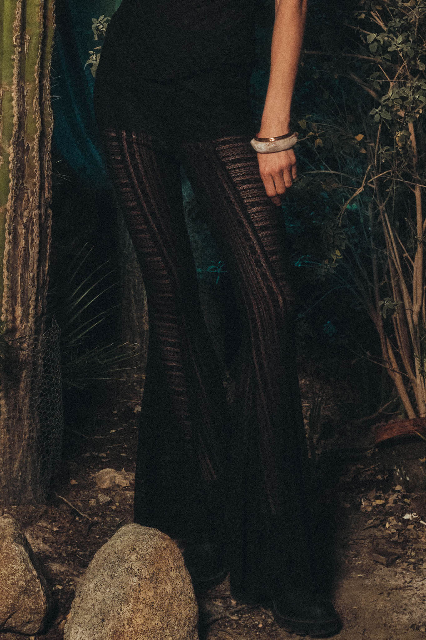 Living Beautifully Floral Lace High-Waist Flare Pants - ShopPromesa