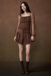 Adore Me Floral Tulle Layered Drop-Waist Mini Skort - ShopPromesa