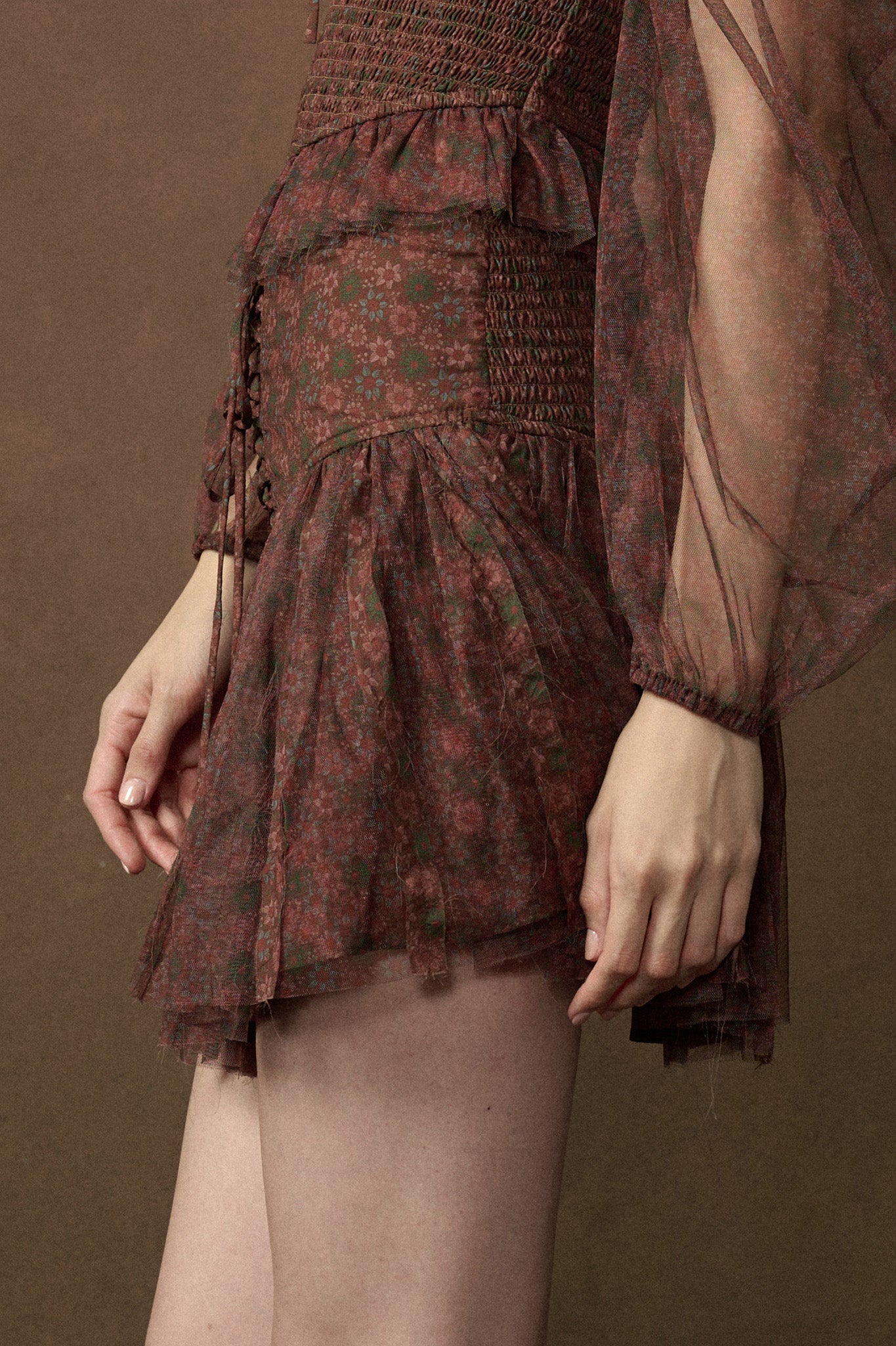 Adore Me Floral Tulle Layered Drop-Waist Mini Skort - ShopPromesa
