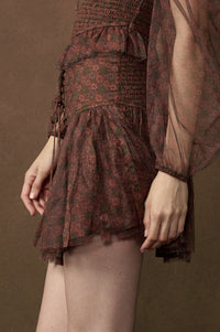 Adore Me Floral Tulle Layered Drop-Waist Mini Skort - ShopPromesa