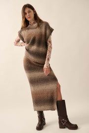 Hue Are You Ombre Knit Maxi Sweater Skirt - ShopPromesa