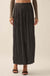 Luster of Luxury Pleated Textured Satin Maxi Skirt - ShopPromesa