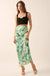 Dream Weaver Abstract-Print Satin Maxi Skirt - ShopPromesa